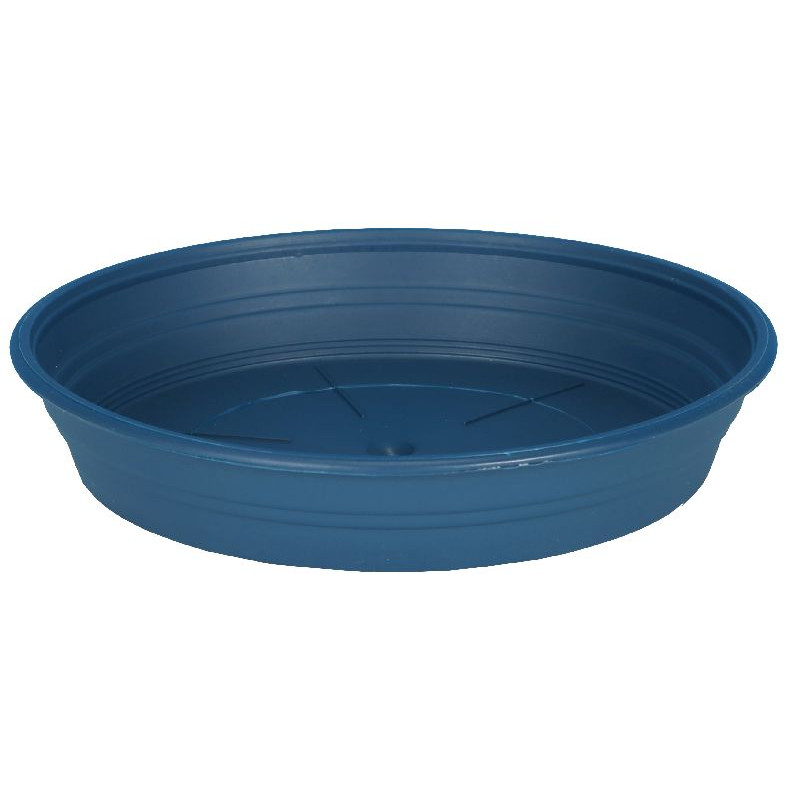Soucoupe d48 bleu - Pot riviera de Riviera - fabricant de Pots à reserve d'eau et sans réserve dans Soucoupe de pots