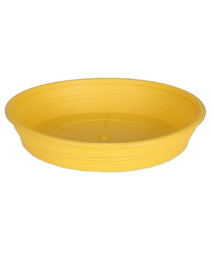 Soucoupe d48 jaune - Pot riviera de Riviera - fabricant de Pots à reserve d'eau et sans réserve dans Soucoupe de pots