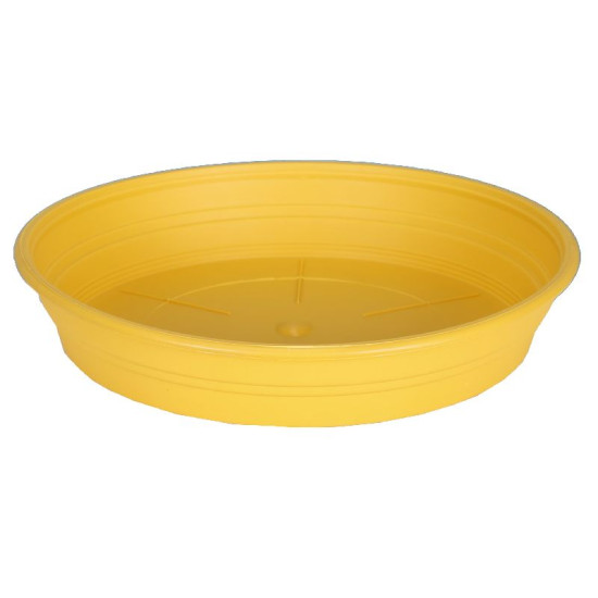Soucoupe d48 jaune - Pot riviera de Riviera - fabricant de Pots à reserve d'eau et sans réserve dans Soucoupe de pots