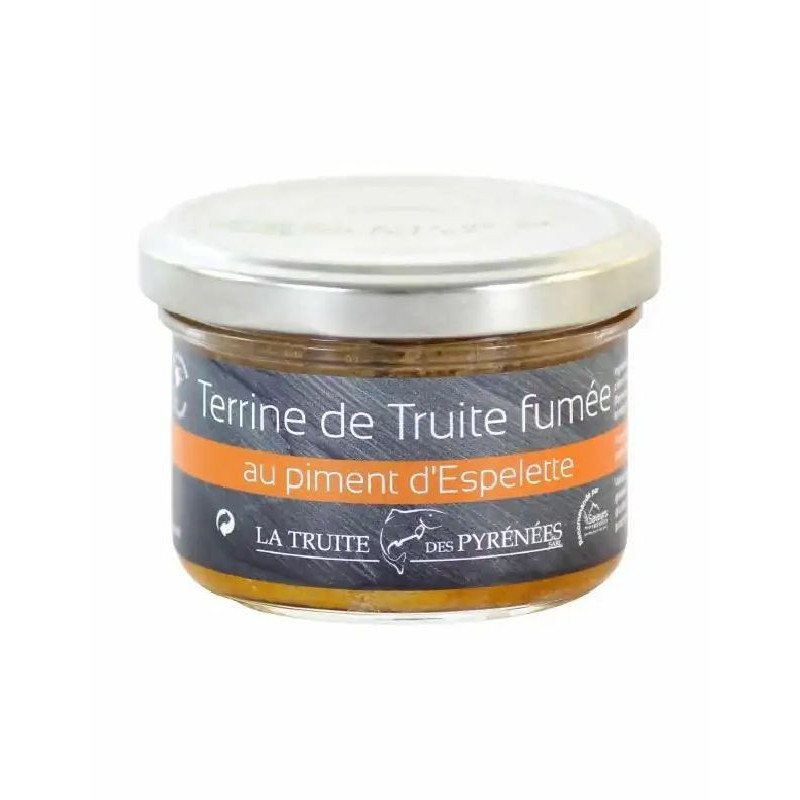 TERRINE TRUITE FUMEE P.ESPELETTE 90G de Table des producteurs Libourne dans 🥔 Apéritifs à manger