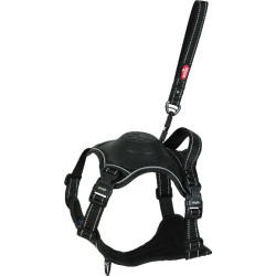 /harnais easyride m noir avec laisse enrouleur de Zolux - Produit pour animaux dans Harnais pour chien