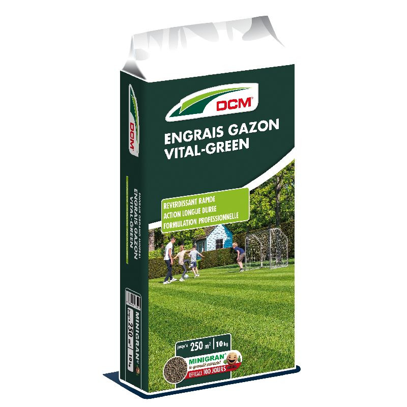 Engrais gazon vital green - 10 kg dcm de DCM - Engrais et terreaux dans Engrais pour le Gazon