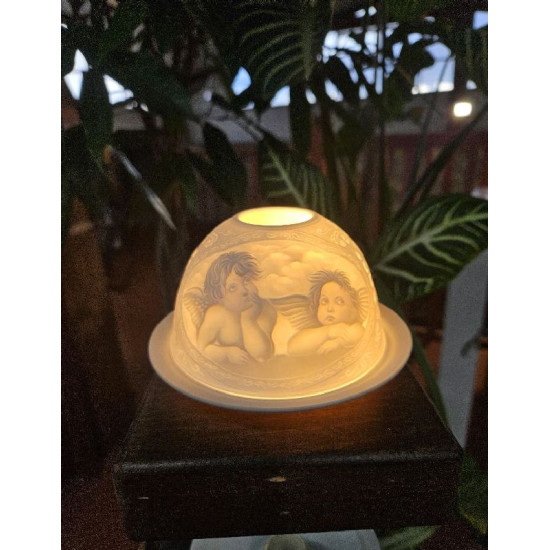STARLIGHT N247 ANGE PAR 2 de Hellmann versand - décoration en verre dans Bougeoirs et lanterne pour bougies
