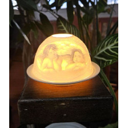 STARLIGHT N247 ANGE PAR 2 de Hellmann versand - décoration en verre dans Bougeoirs et lanterne pour bougies