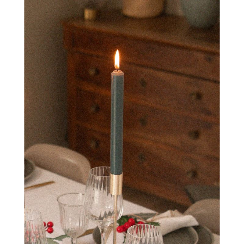 Bougie droite vert foret de My jolie candle dans M1081
