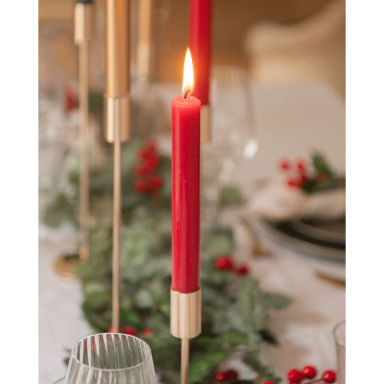Bougie droite rouge noel de My jolie candle dans M1081
