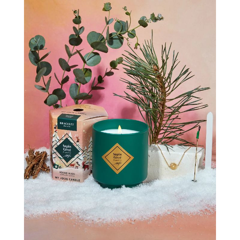 Bougie bijou surprenante sapin bracelet or 200g de My jolie candle dans M1081