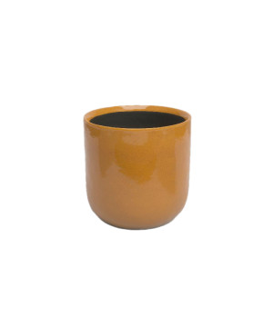 Cache-pot jupiter 16 em jaune automne - artevasi de Artevasi - Vases et jardinières Déco dans A108