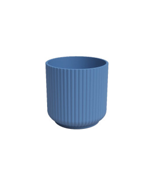 Cache-pot luna 12 mate bleu - artevasi de Artevasi - Vases et jardinières Déco dans A108