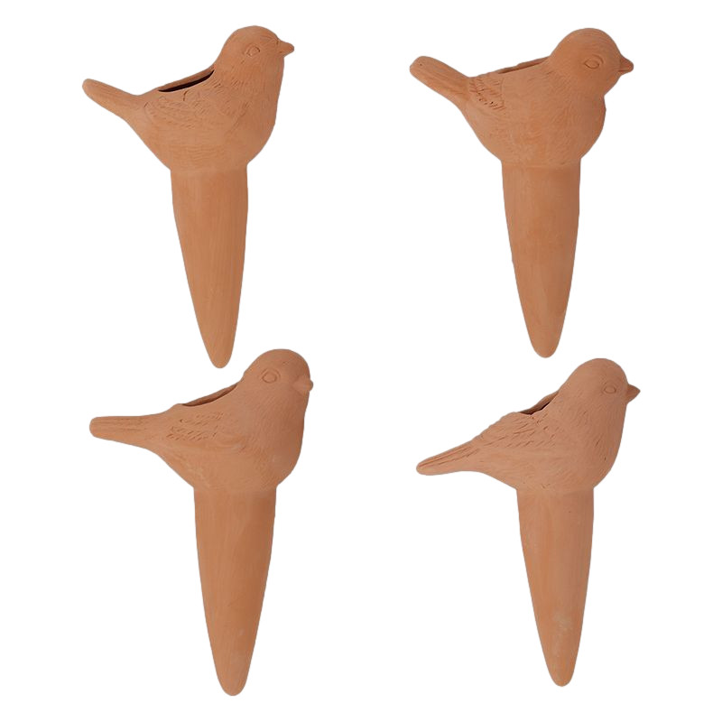 Arroseur plante oiseau terracota de Esschert design - deco maison et jardin dans Arrosage ancestrale - Ollas