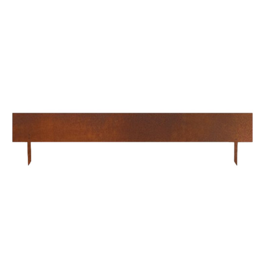 Bordure de jardin basse rouillée de Esschert design - deco maison et jardin dans E058