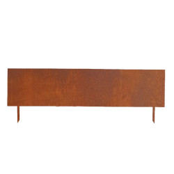Bordure de jardin haute rouillée de Esschert design - deco maison et jardin dans E058