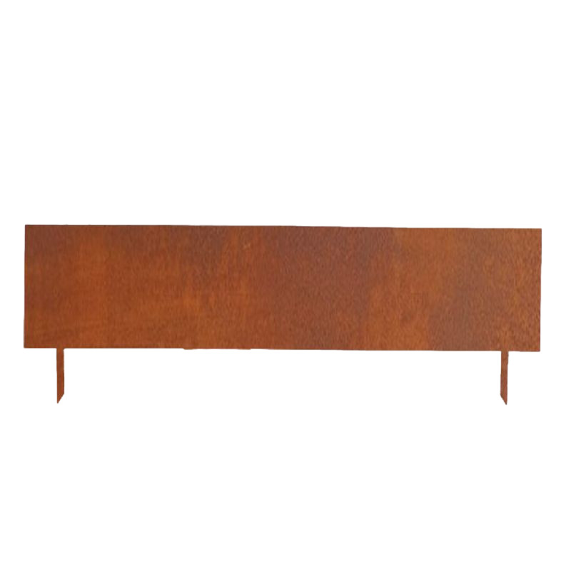 Bordure de jardin haute rouillée de Esschert design - deco maison et jardin dans E058