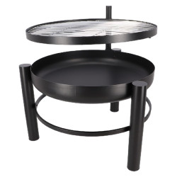 Braséro avec grille de cuisson l de Esschert design - deco maison et jardin dans 🔥 Brasero - chauffe terrasse