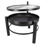 Braséro avec grille de cuisson l de Esschert design - deco maison et jardin dans 🔥 Brasero - chauffe terrasse