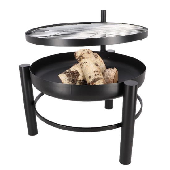 Braséro avec grille de cuisson l de Esschert design - deco maison et jardin dans 🔥 Brasero - chauffe terrasse