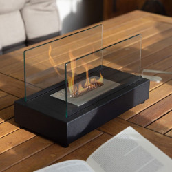 Cheminée bioéthanol de table rectangle de Esschert design - deco maison et jardin dans E058