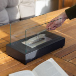 Cheminée bioéthanol de table rectangle de Esschert design - deco maison et jardin dans E058