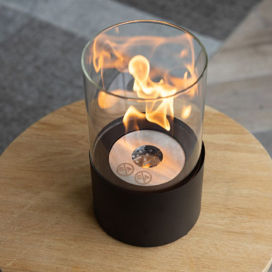 Cheminée bioéthanol de table ronde de Esschert design - deco maison et jardin dans E058