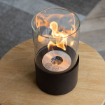 Cheminée bioéthanol de table ronde de Esschert design - deco maison et jardin dans E058