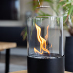 Cheminée bioéthanol de table ronde de Esschert design - deco maison et jardin dans E058