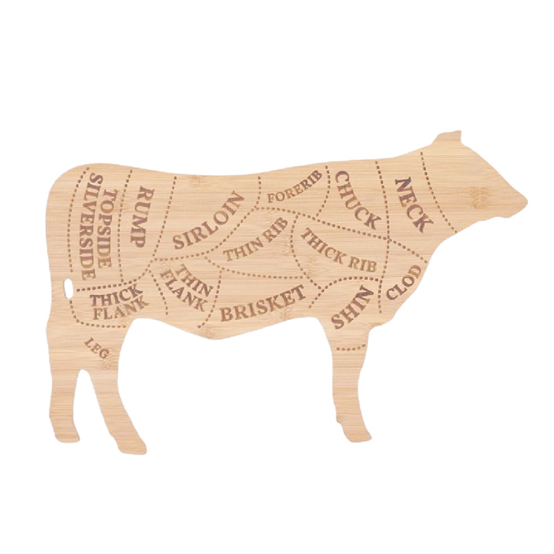 Planche à découper vache l de Esschert design - deco maison et jardin dans E058