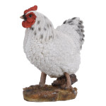 Poule debout blanche de Esschert design - deco maison et jardin dans E058