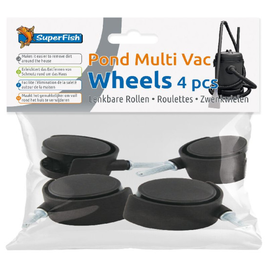 Roulettes 4 pcs pour multivac de Superfish - Aquadistri - accessoires pour aquarium et bassin dans A075