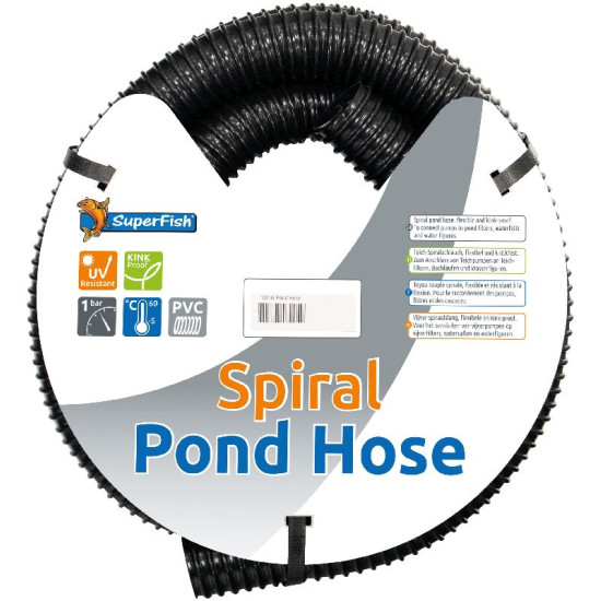 Tuyaux bassin noir 25 mm 5 m de Superfish - Aquadistri - accessoires pour aquarium et bassin dans A075