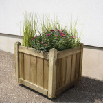 Bac vendome 46x46xh44cm de Forest Style - produits en bois pour le jardin dans F0751
