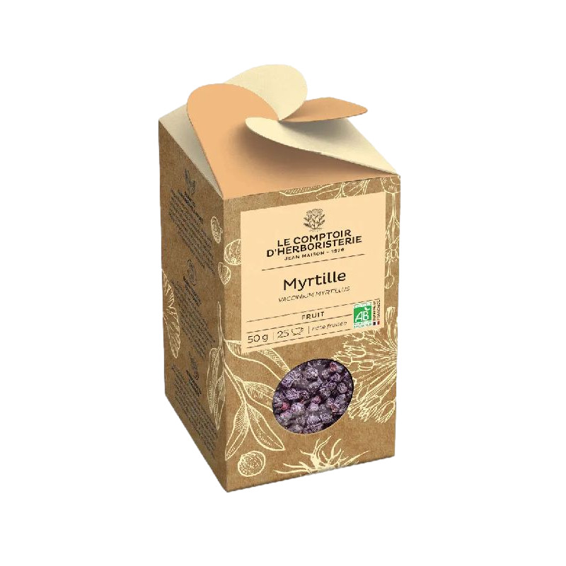 Myrtille bio fruit 50g de Herboristerie et Esotérisme à Libourne dans 🫖 Thés, tisanes et infusions