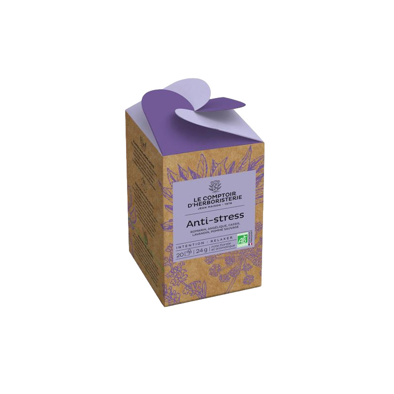 Tisane infusette anti-stress bio (x20) de Herboristerie et Esotérisme à Libourne dans 🫖 Thés, tisanes et infusions