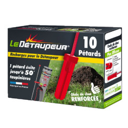 Recharge petards detaupeur x10 de Le Détaupeur - Le piège à taupe n°1 en France ! dans Produits anti Taupe