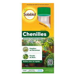 Traitement chenilles geranium. mineuse 125ml de Solabiol - traiement bio pour plantes dans S036