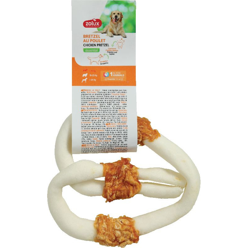 Bretzel poulet 12cm de Zolux - Produit pour animaux dans Z002