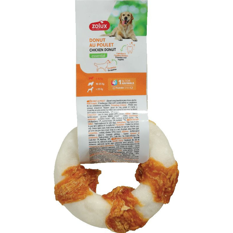 Donut poulet 7cm de Zolux - Produit pour animaux dans Z002