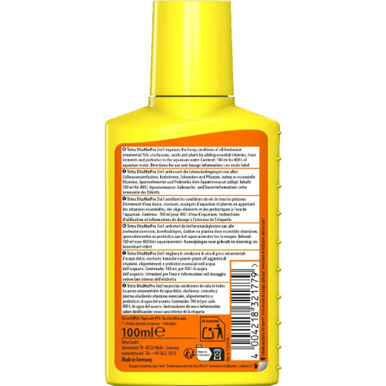 Tetra vitamin pro 100ml de Tetra - Tetra pond - Nourriture pour poissons dans Z002