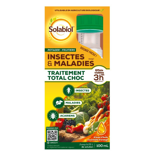 Traitement total - maladies,insectes 100ml