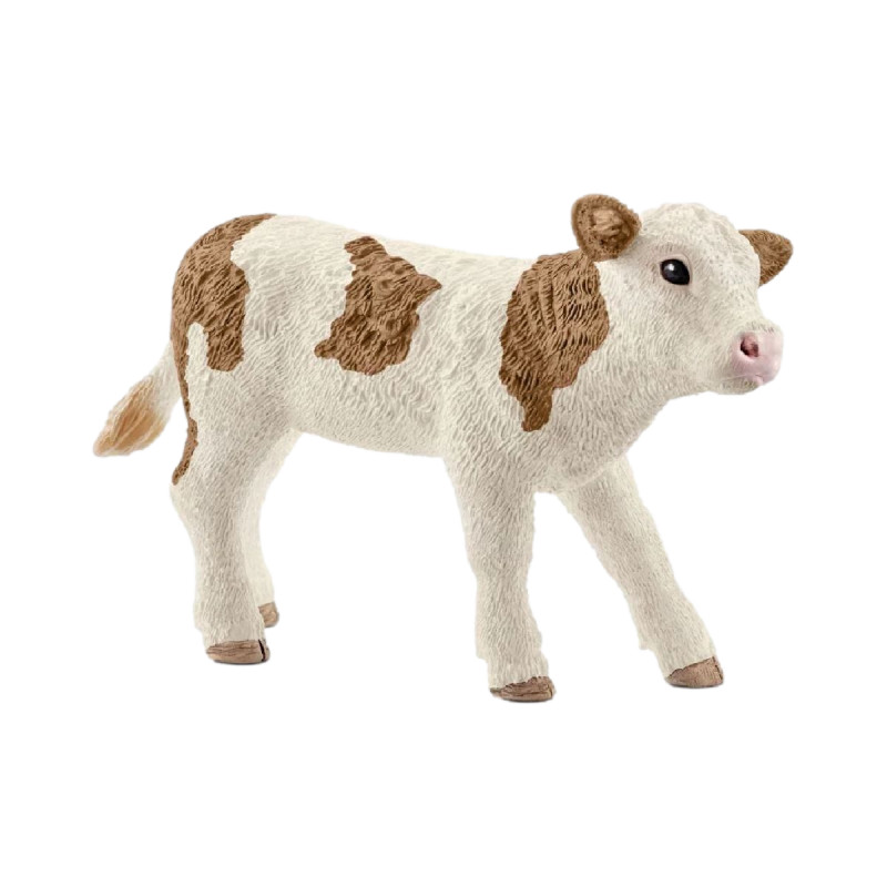 /Figurine Schleich Veau Simmental Francais de Schleich - Figurine d'animaux dans S043