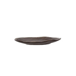 Assiette pour dessert etna bronze d23xh2.4cm de Jardinerie Bordeaux Libourne Gironde dans A125