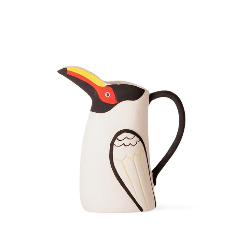 Pichet birdy ibis 20.6x10.5xh23.5cm de Jardinerie Bordeaux Libourne Gironde dans A125