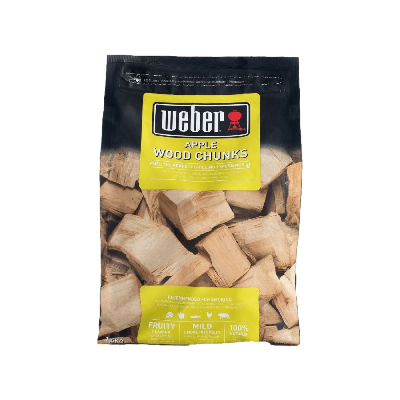 Bois fumage pomme 1.5kg de Weber- BBQ à charbon, à gaz et électriques dans W004