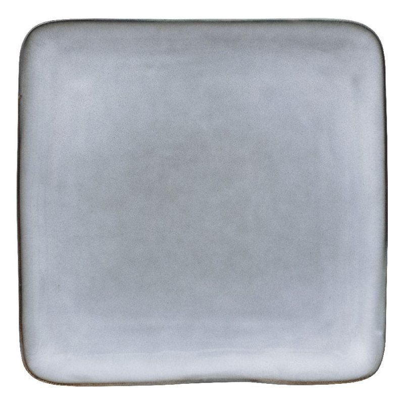 Assiette plate oceane bleu 27x27cm de J-Line by Jolipa - Déco intérieur dans J031