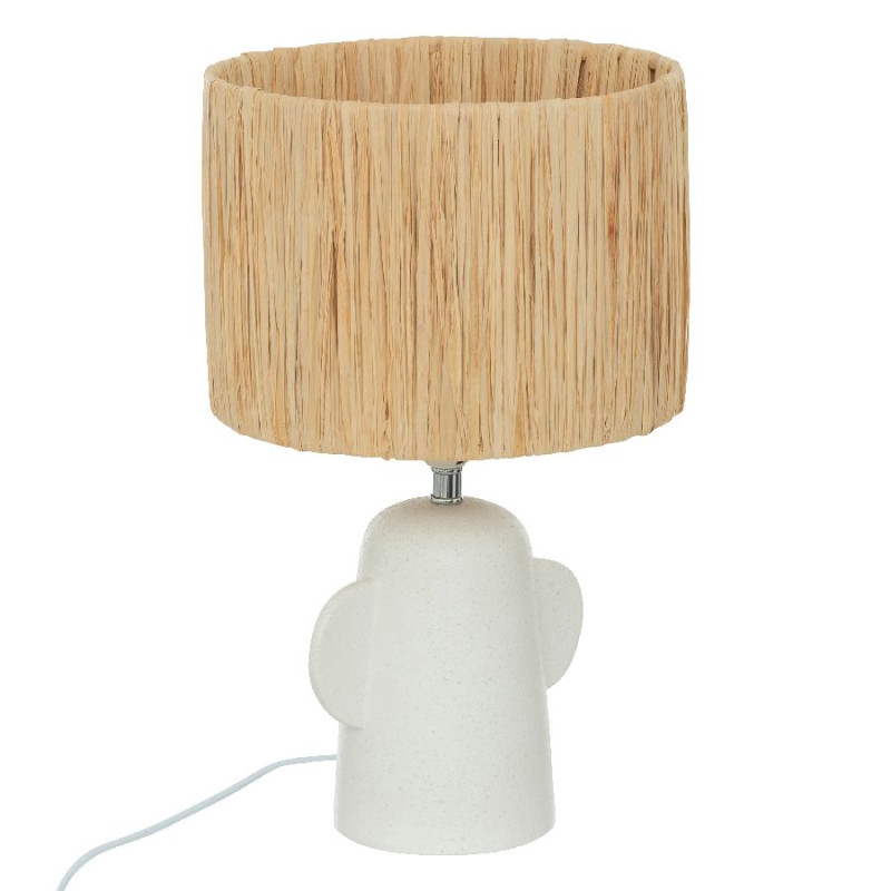 Lampe a poser raia naturel h42cm de J-Line by Jolipa - Déco intérieur dans J031