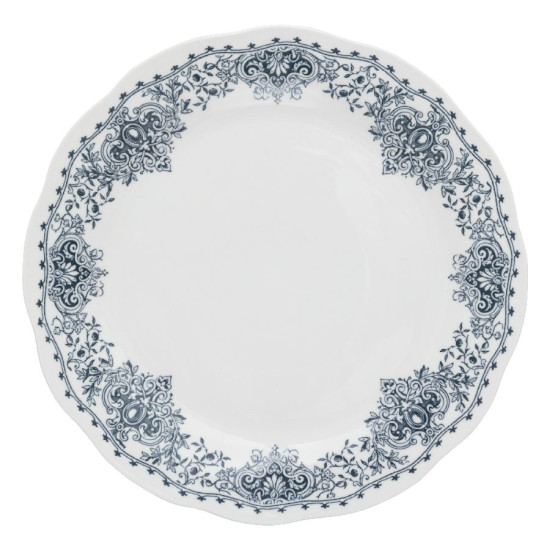 Assiette plate little cottage d27 de J-Line by Jolipa - Déco intérieur dans Assiette