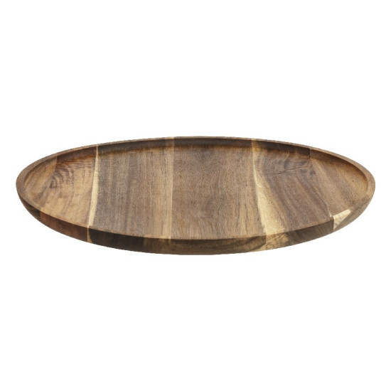 Assiette presentation acacia d38 de J-Line by Jolipa - Déco intérieur dans J031