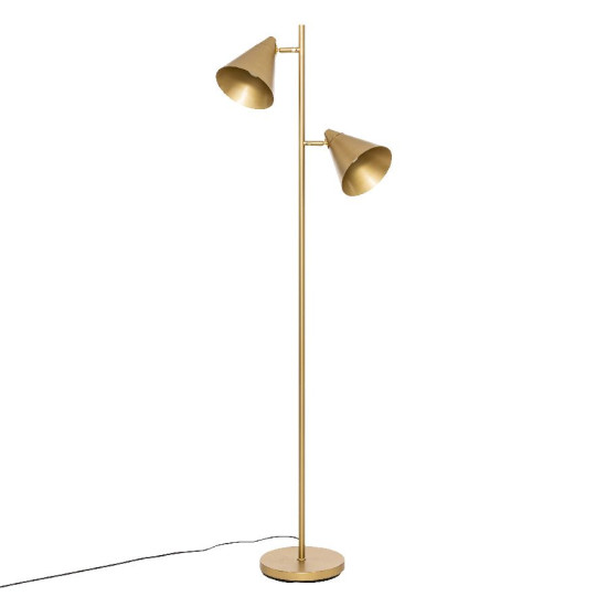 Lampadaire droit rosie or h160cm de J-Line by Jolipa - Déco intérieur dans J031