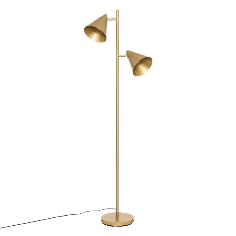 Lampadaire droit rosie or h160cm de J-Line by Jolipa - Déco intérieur dans J031