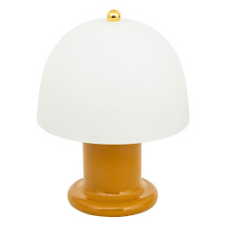 Lampe led rick jaune h21cm de J-Line by Jolipa - Déco intérieur dans J031