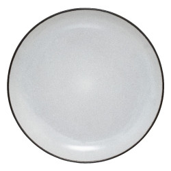 Assiette plate diane beige d27 de J-Line by Jolipa - Déco intérieur dans Assiette